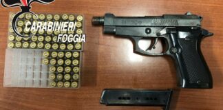 Pistola clandestina in casa: arrestato un 49enne a San Ferdinando